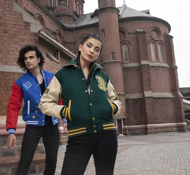 Couple Custom Varsity Jackets