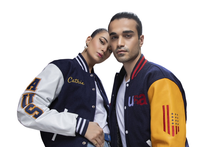 Couple Custom Varsity Jackets
