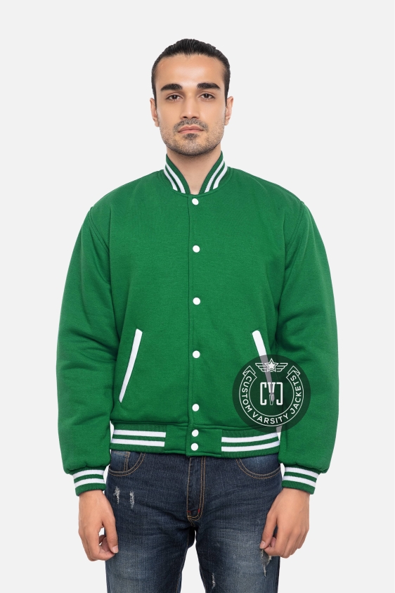 Kelly Green Fleece Jacket