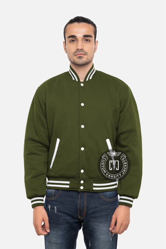 Olive Fleece Jacket