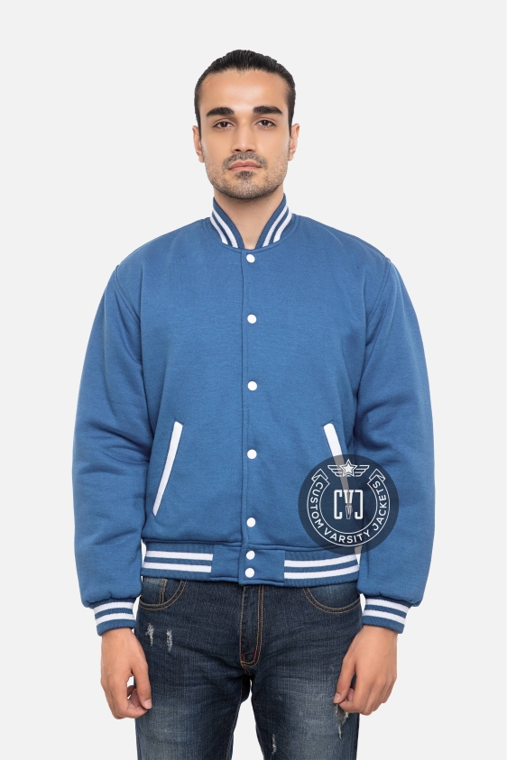 Sky Blue Fleece Jacket